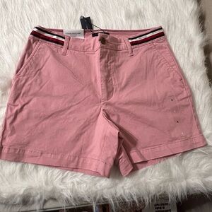 Tommy Hilfiger Women's TH Flex 5 Inch Classic Stretch Shorts White Sz 4 NWT